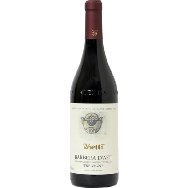 Rượu vang Vietti Barbera D'Asti Tre Vigne DOCG giá tốt, nhập khẩu nguyên chai tại Vitis.vn