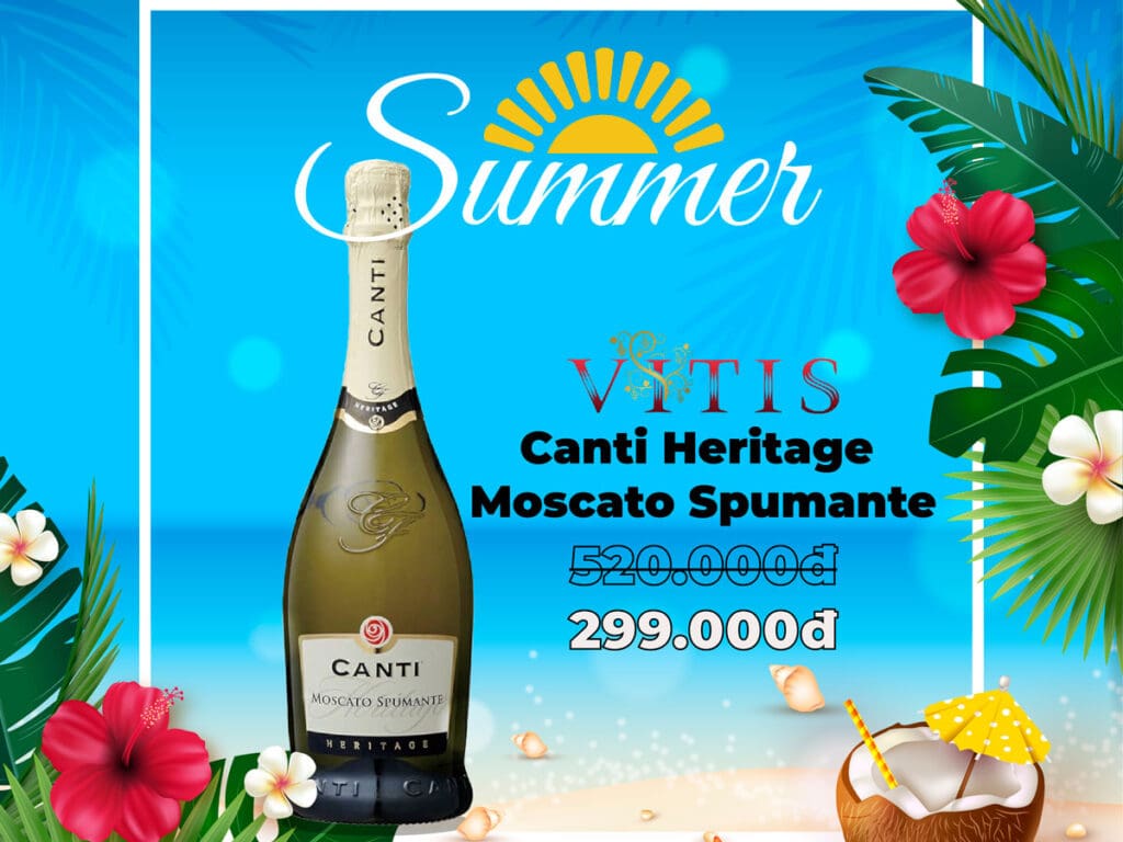 Khuyến mại hè 2024 cùng Canti Heritage Moscato Spumante